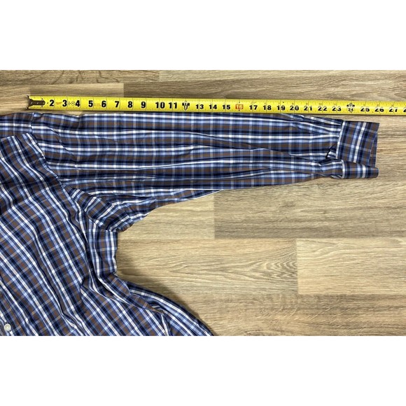 Duluth Trading Button Down Shirt Men’s XL Blue Plaid - Picture 7 of 7